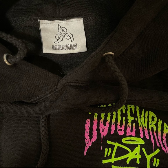 RARE Juice WRLD Day Slime Hoodie Rap 999 Club Dec 9 2021 Chicago United Center M - Picture 5 of 10
